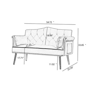 Sofa, Living Room Sofa, Loveseat, Modern Sofa, White Sofa  Wooden Bazar