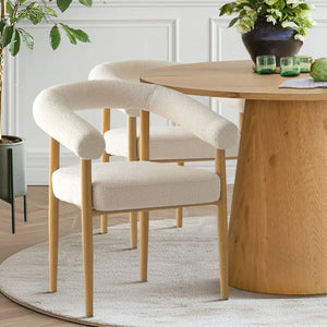 5-Pieces Round Dining Table Sets - Wooden Bazar