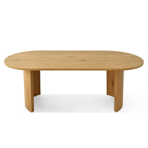 6 Seater  Oval Dining Table Sets - Wooden Bazar