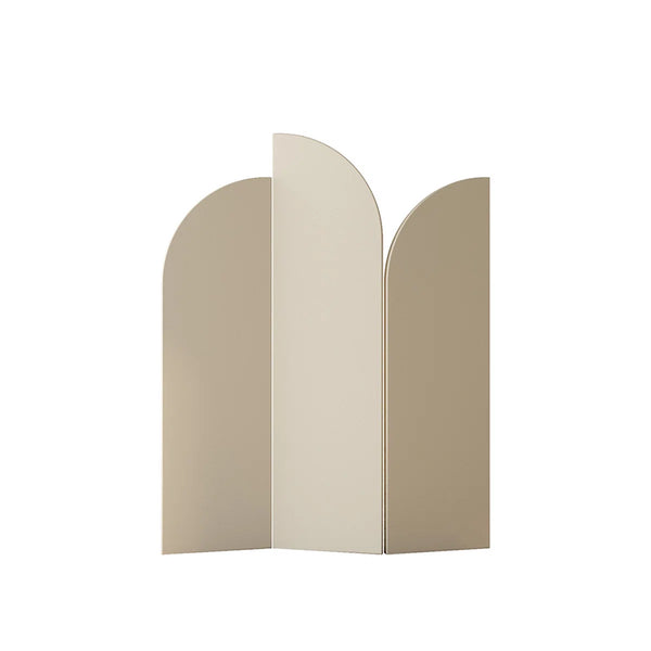 Solid Color Minimalist Modern Folding Room Divider  Wooden Bazar