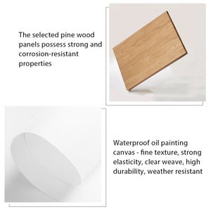 Solid Color Minimalist Modern Folding Room Divider  Wooden Bazar