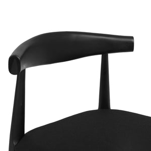 Solid Wood Bar Stool With Footrest 2 Packs 20'' Height (Set of 2)  Wooden Bazar