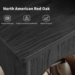 Solid Wood Console Table with Shelves & Storage  Wooden Bazar