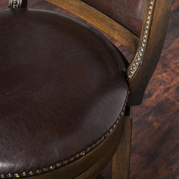 Strang Counter Stool (Set of 2)  Wooden Bazar