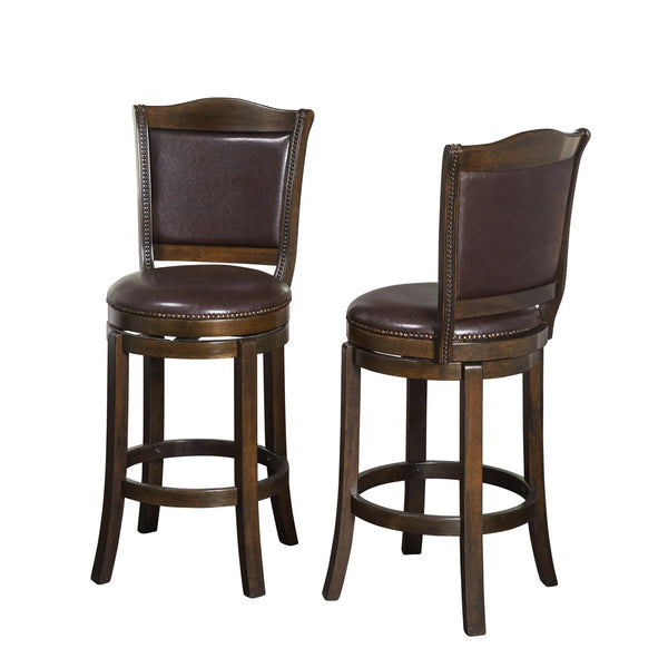 Strang Counter Stool (Set of 2)  Wooden Bazar