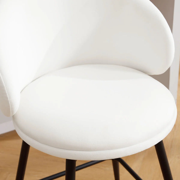Swivel Upholstered Bar Stools  Wooden Bazar