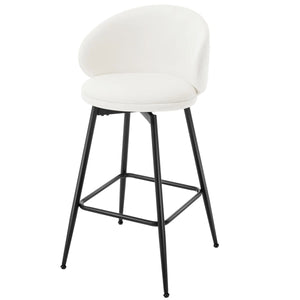 Swivel Upholstered Bar Stools  Wooden Bazar
