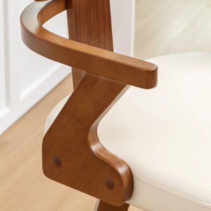Swivel Upholstered Cane Back Bar Stools (Set of 2)  Wooden Bazar
