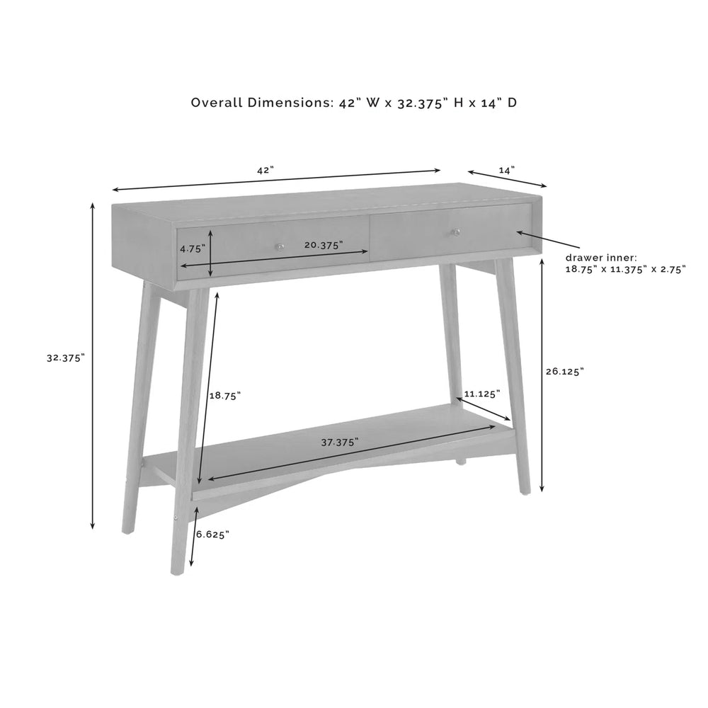 Thalassa Entryway & Sofa Console Table  Wooden Bazar