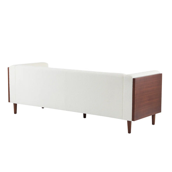 Nillen Fabric Upholstered 3-Seater Sofa - Wooden Bazar