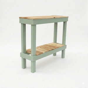 Solid Wood Top Console Table for Entryway, Hallway & Living Room  Wooden Bazar