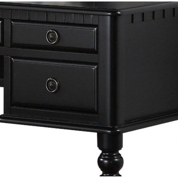 Torrance Modern Vanity Table with Mirror & Storage.  Wooden Bazar