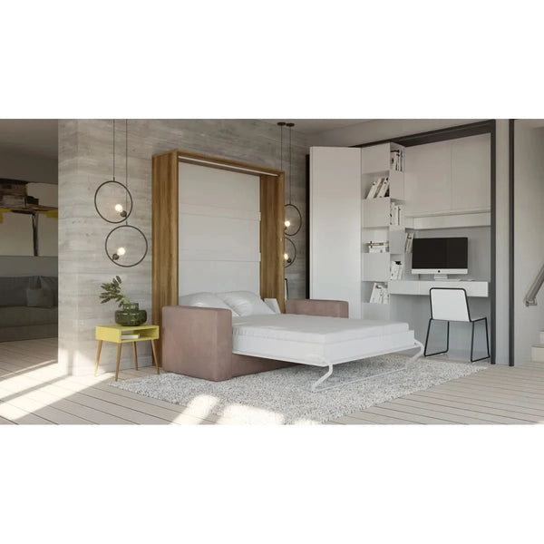 Renuka Upholstered Murphy Bed - Wooden Bazar