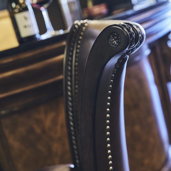 Upholstered Swivel Counter and Bar Stool  Wooden Bazar