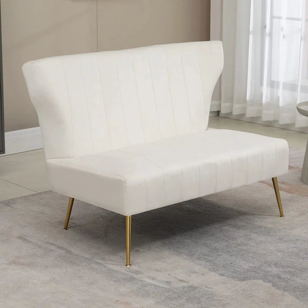 Reception Loveseat Wooden Bazar