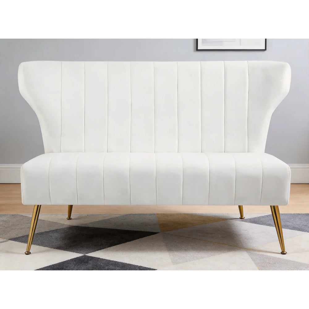 Reception Loveseat Wooden Bazar