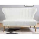 Reception Loveseat Wooden Bazar