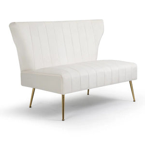 Reception Loveseat Wooden Bazar