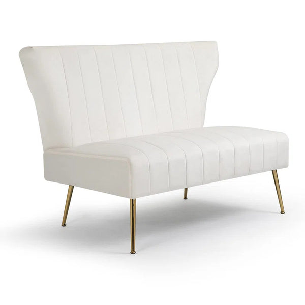 Reception Loveseat Wooden Bazar