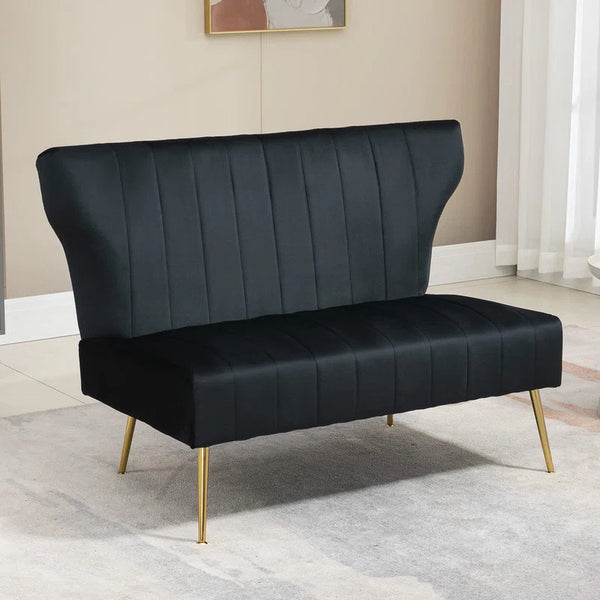 Reception Loveseat Wooden Bazar