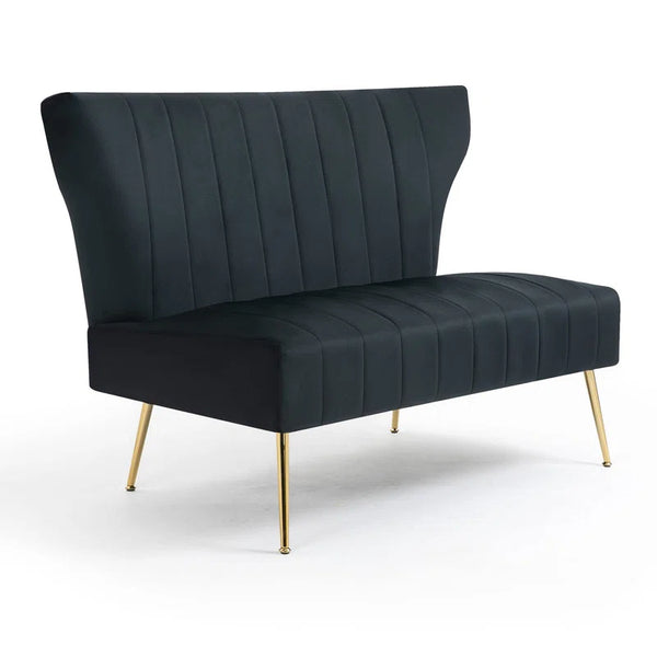 Reception Loveseat Wooden Bazar