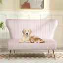 Reception Loveseat Wooden Bazar
