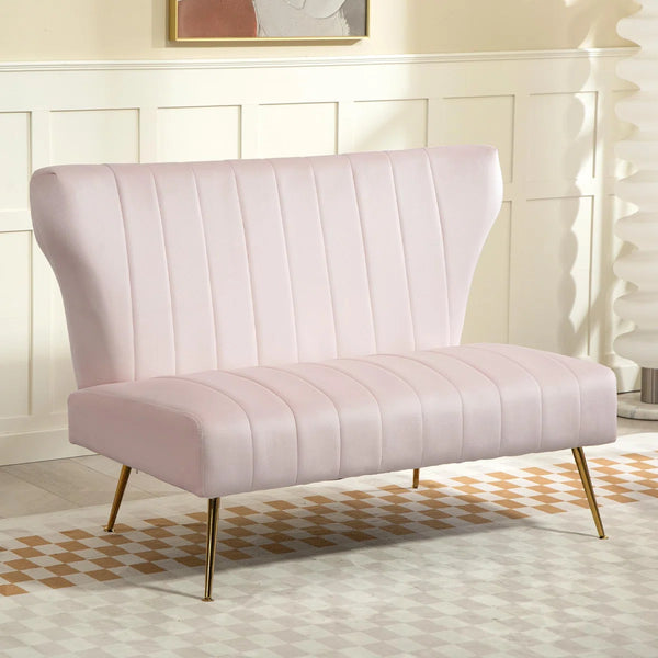 Reception Loveseat Wooden Bazar