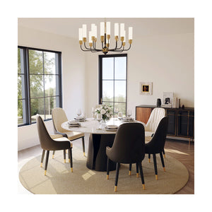 Lovikon Modern 6 Seater Dining Room Set - Wooden Bazar