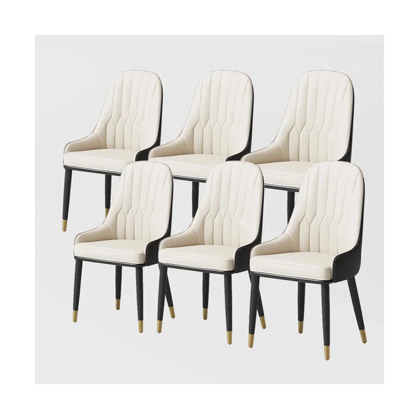 Lovikon Modern 6 Seater Dining Room Set - Wooden Bazar