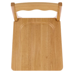 Vicki Rosetty Scallop-Back Counter Stool  Wooden Bazar