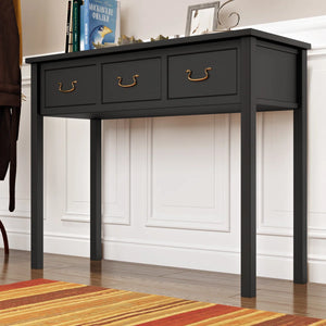 Solid Wood Top Console Table for Entryway, Hallway & Living Room  Wooden Bazar