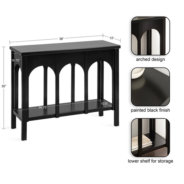 Wooden Entryway Hallway Console Table  Wooden Bazar