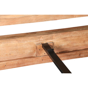 Carryon Canopy Bed In Brushed Acacia - Wooden Bazar