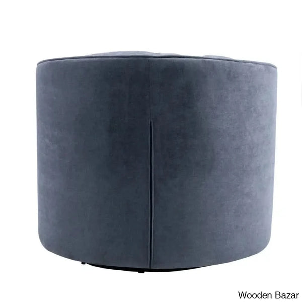 Linen Swivel Chair-4