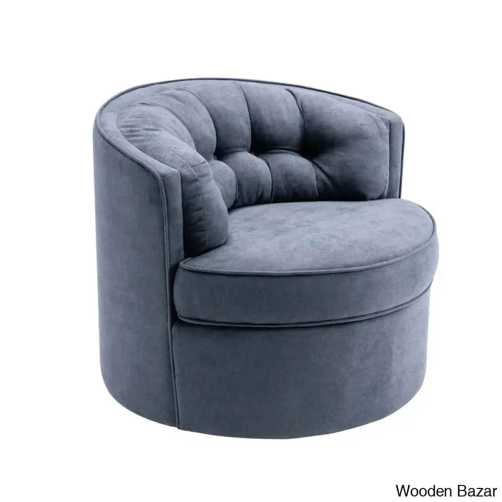Linen Swivel Chair