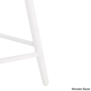 Abdoulaziza Swivel Solid Wood 26.3’’ Counter And Bar Stool