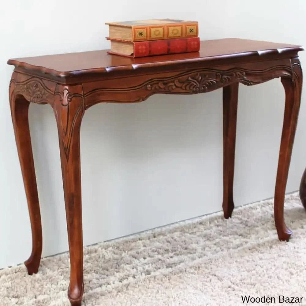 Carved Wooden - Console Table