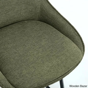 Absalomz Swivel 25.2’’ Counter Stool - Wooden Bazar