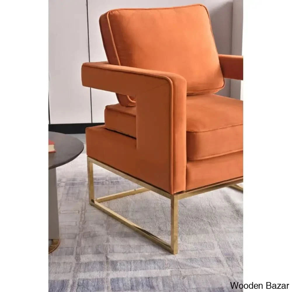 Arm Chair with Steel Leg