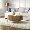 Aceton Coffee Table And Center Table - Wooden Bazar Amber Oak