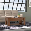 Adaishax Coffee And Center Table Brown