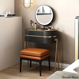 Adaisia Vanity Dressing table with mirror and stool