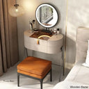 Adaisia Vanity Dressing Table With Mirror And Stool Silver/Pale Pink