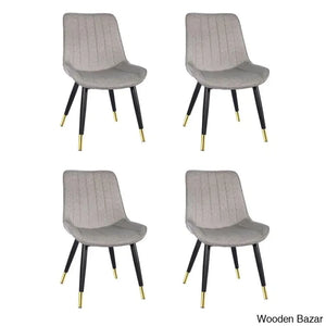 Adline Modern 4 Seater Dining Table Set - Wooden Bazar