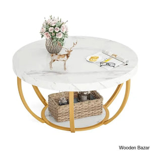 Adralise Single Coffee Table And Center Table White