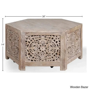 Aikens Solid Wood Coffee And Center Table