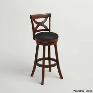 Aislinne Swivel Upholstered Counter And Bar Stool With Solid Wood Frame