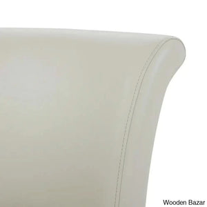 Alanyso Swivel Counter & Bar Stool (Set Of 2) - Wooden Bazar