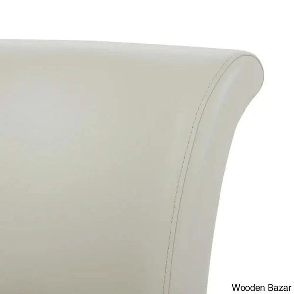 Alanyso Swivel Counter & Bar Stool (Set Of 2) - Wooden Bazar
