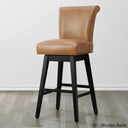 Alanyso Swivel Counter & Bar Stool (Set Of 2) - Wooden Bazar Camel / (30’’ Seat Height)